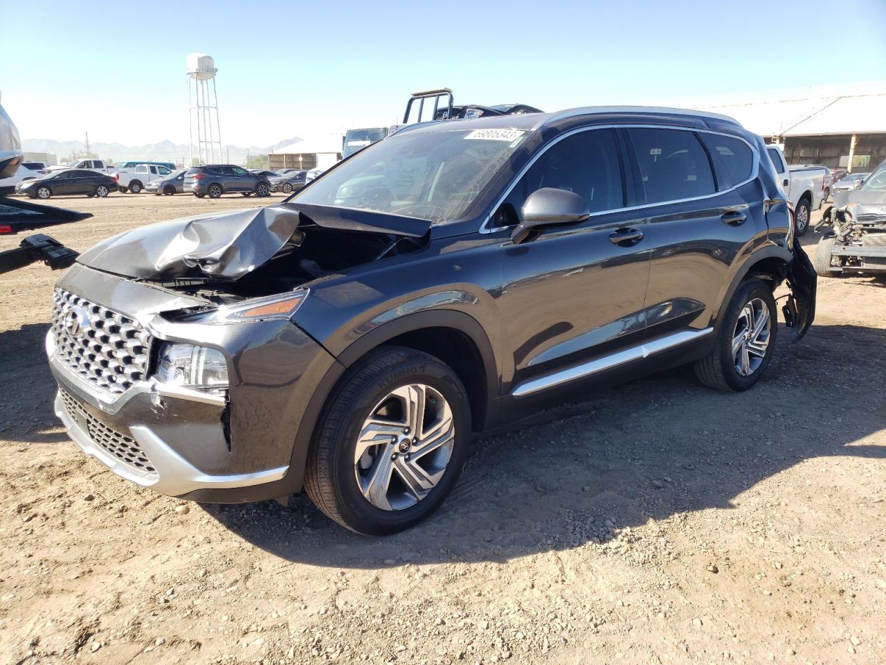 Image 1 of 2022 HYUNDAI SANTA FE SEL 2022 with VIN 5NMS2DAJ0NH448280