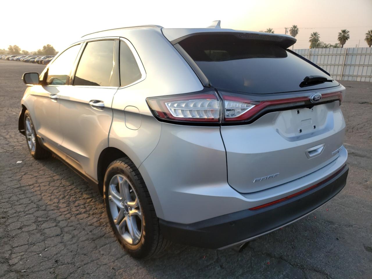 Image 3 of 2015 FORD EDGE TITANIUM 2015 with VIN 2FMTK4K94FBB56796