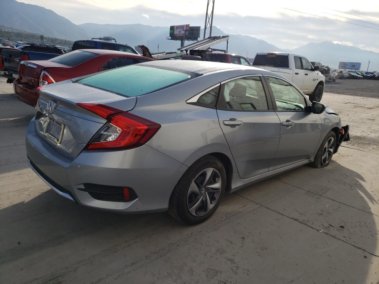 Image 3 of 2020 HONDA CIVIC LX 2020 with VIN 2HGFC2F60LH598598