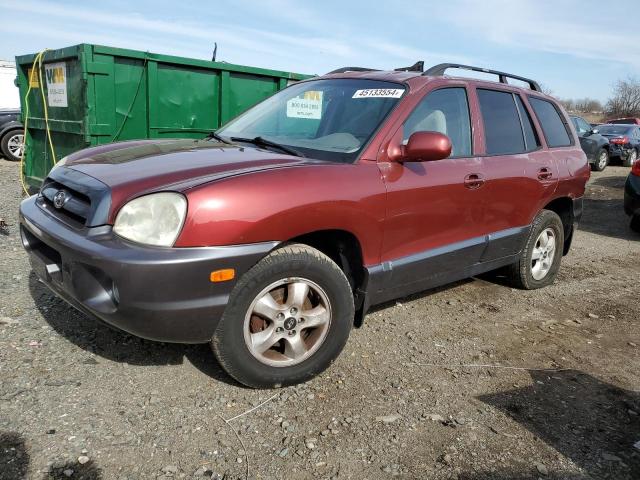 Image 1 of 2005 HYUNDAI SANTA FE GLS 2005 with VIN KM8SC73D95U976488