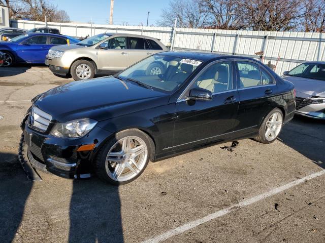 Image 1 of 2013 MERCEDES-BENZ C 300 4MATIC 2013 with VIN WDDGF8AB6DR287539
