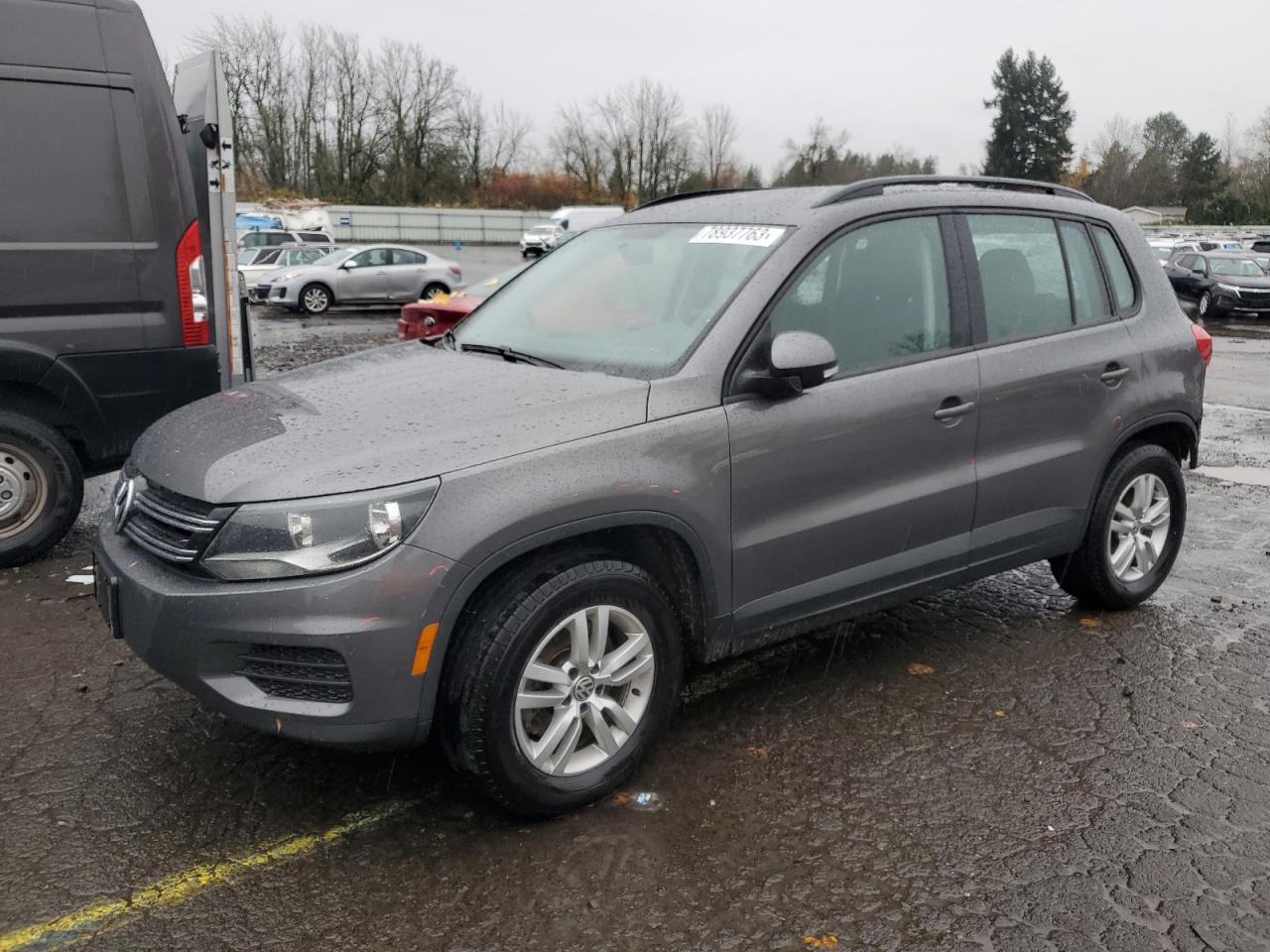 Image 1 of 2015 VOLKSWAGEN TIGUAN S 2015 with VIN WVGBV7AX9FW557604