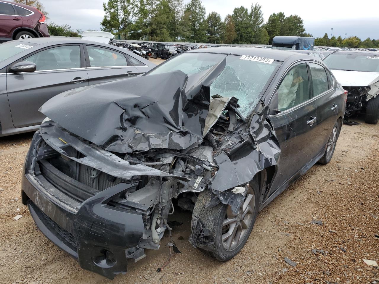Image 1 of 2015 NISSAN SENTRA S 2015 with VIN 3N1AB7AP1FY312218