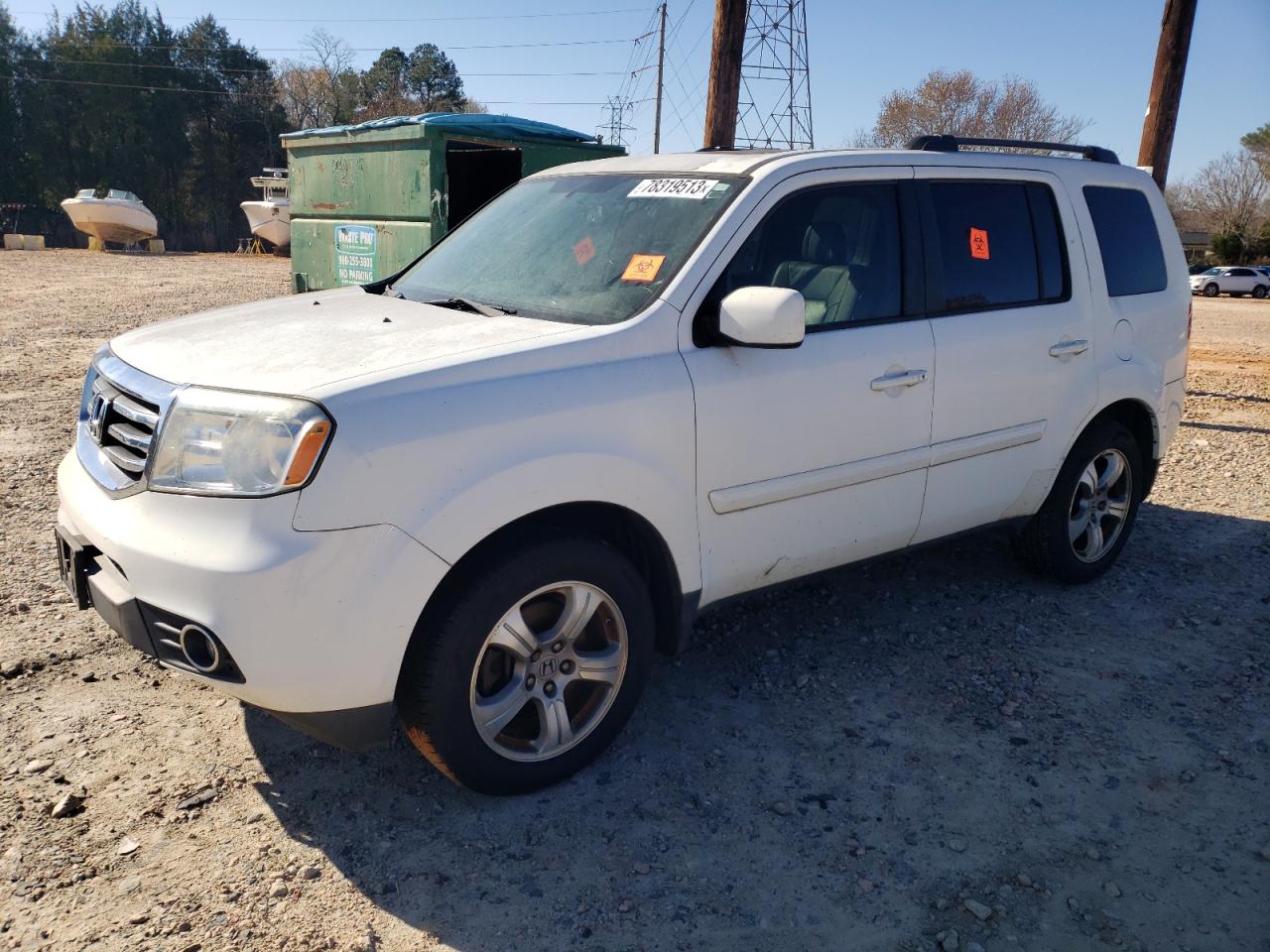 Obraz 2013 HONDA PILOT EXL 2013