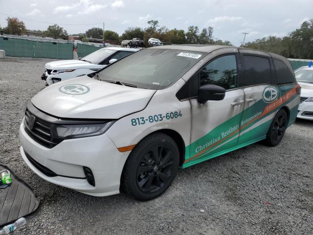 Image 1 of 2023 HONDA ODYSSEY SPORT-L 2023 with VIN 5FNRL6H77PB074790