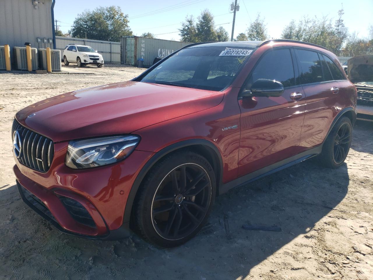 Image 1 of 2019 MERCEDES-BENZ GLC 63 4MATIC AMG 2019 with VIN WDC0G8JB4KF500473