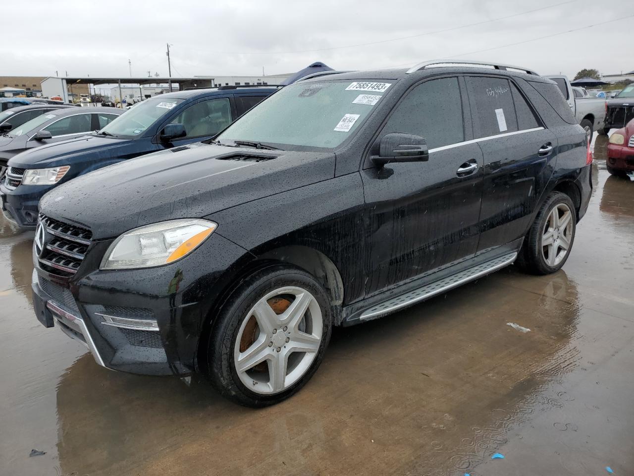 Image 1 of 2013 MERCEDES-BENZ ML 550 4MATIC 2013 with VIN 4JGDA7DB0DA184676