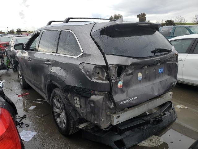 Изображение 2 2015 TOYOTA HIGHLANDER XLE 2015 с VIN 5TDJKRFHXFS124735