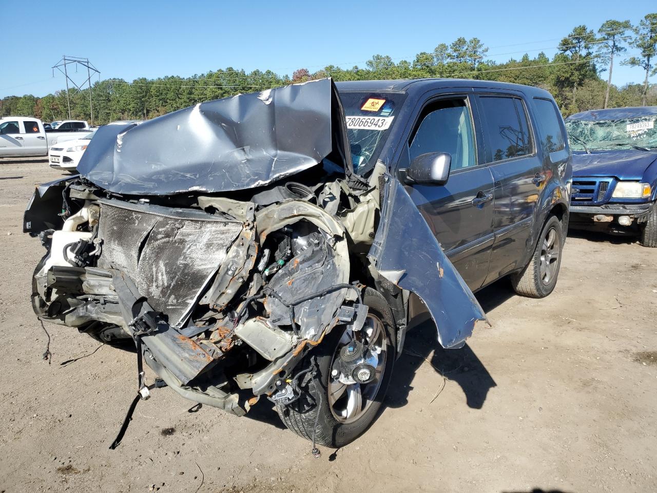 2012 HONDA PILOT EXL 2012 image