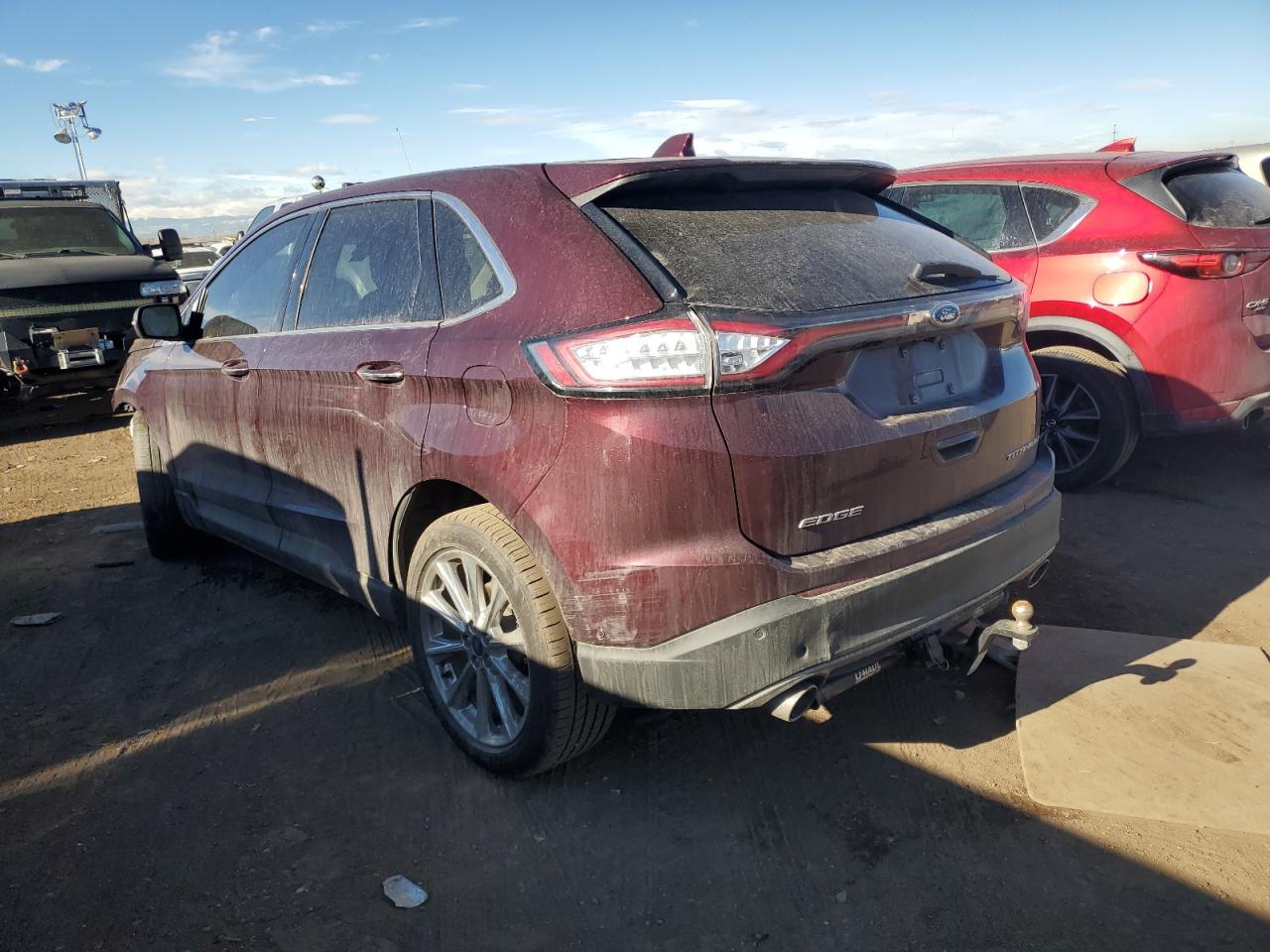 Изображение 2 2018 FORD EDGE TITANIUM 2018 с VIN 2FMPK3K8XJBB25094