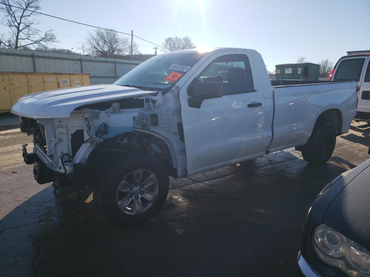 Image 1 of 2022 CHEVROLET SILVERADO LTD C1500 2022 with VIN 3GCNWAED6NG214967