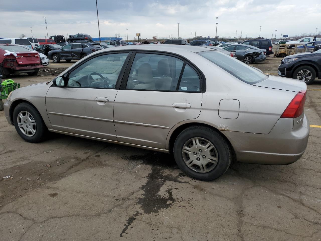 Image 2 of 2002 HONDA CIVIC LX 2002 with VIN 1HGES16522L069705