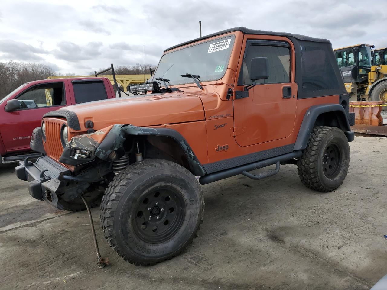 Изображение 1 2002 JEEP WRANGLER / TJ SPORT 2002 с VIN 1J4FA49S12P754029