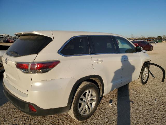 Image 3 of 2014 TOYOTA HIGHLANDER LE 2014 with VIN 5TDZARFH0ES005841