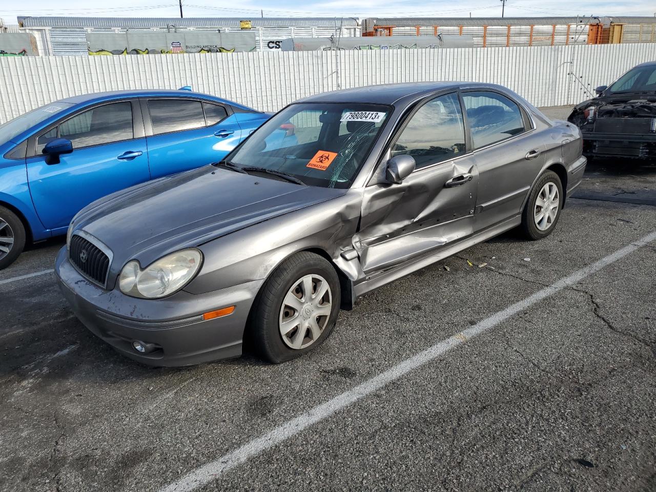 Image 1 of 2004 HYUNDAI SONATA GL 2004 with VIN KMHWF25S54A957248