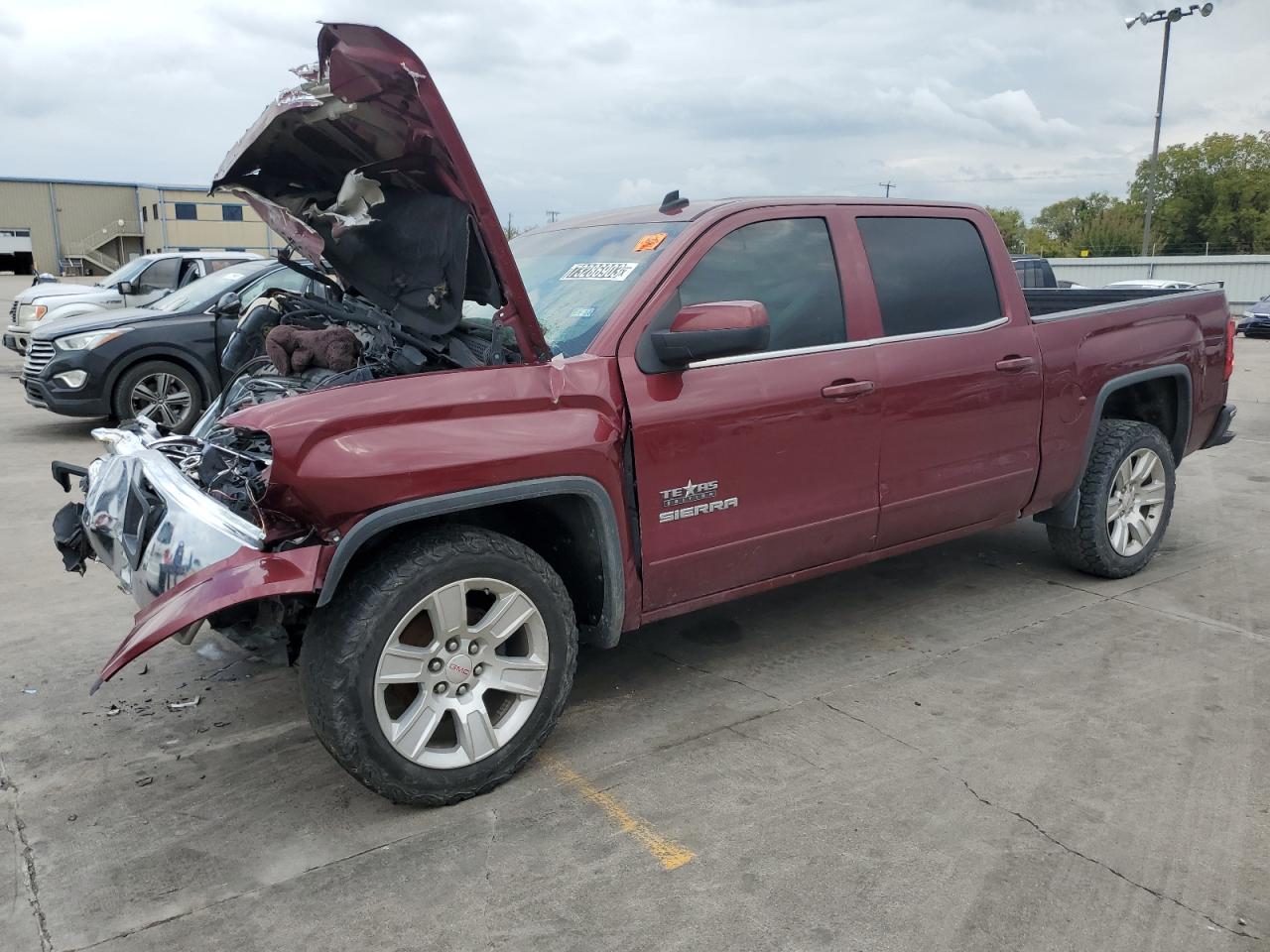 Image 1 of 2014 GMC SIERRA C1500 SLE 2014 with VIN 3GTP1UEH6EG191217