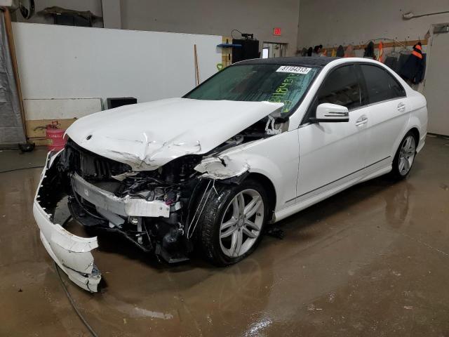 Image 1 of 2013 MERCEDES-BENZ C 300 4MATIC 2013 with VIN WDDGF8AB1DA804745