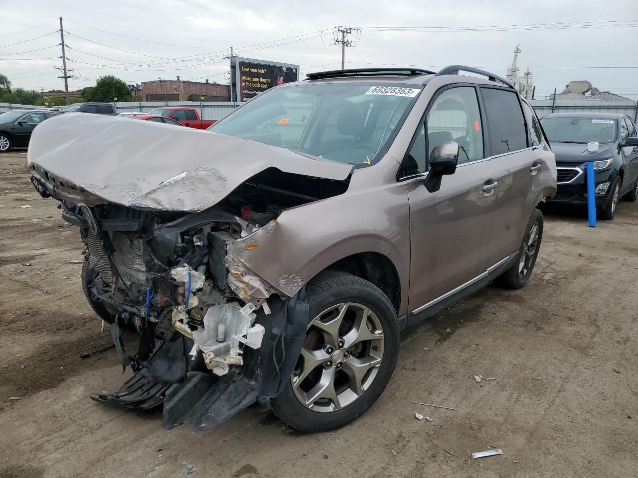 Image 1 of 2016 SUBARU FORESTER 2.5I TOURING 2016 with VIN JF2SJAVC5GH481200