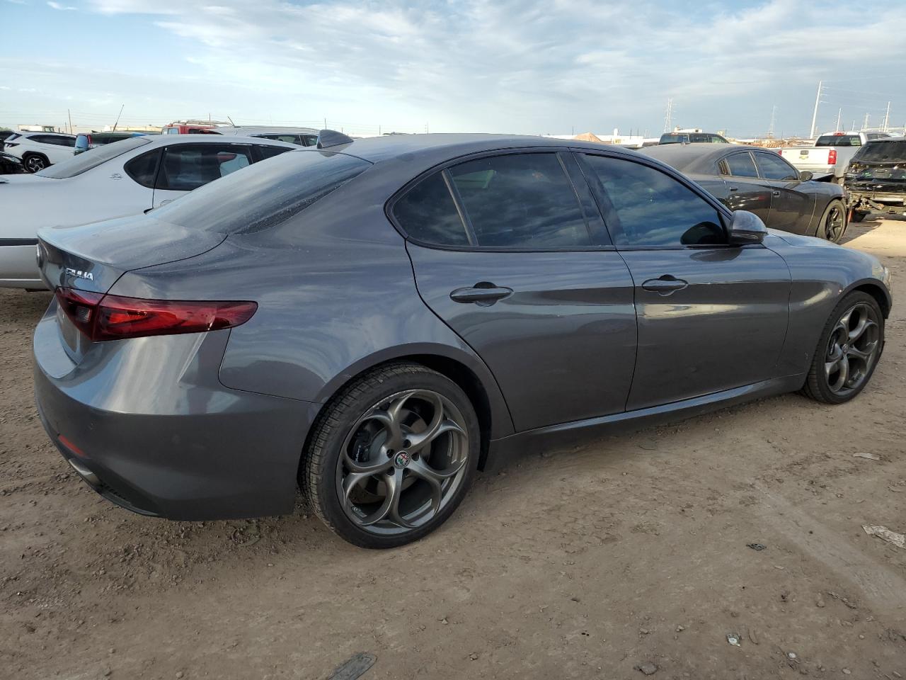 Image 3 of 2018 ALFA ROMEO GIULIA TI Q4 2018 with VIN ZARFAEENXJ7580879