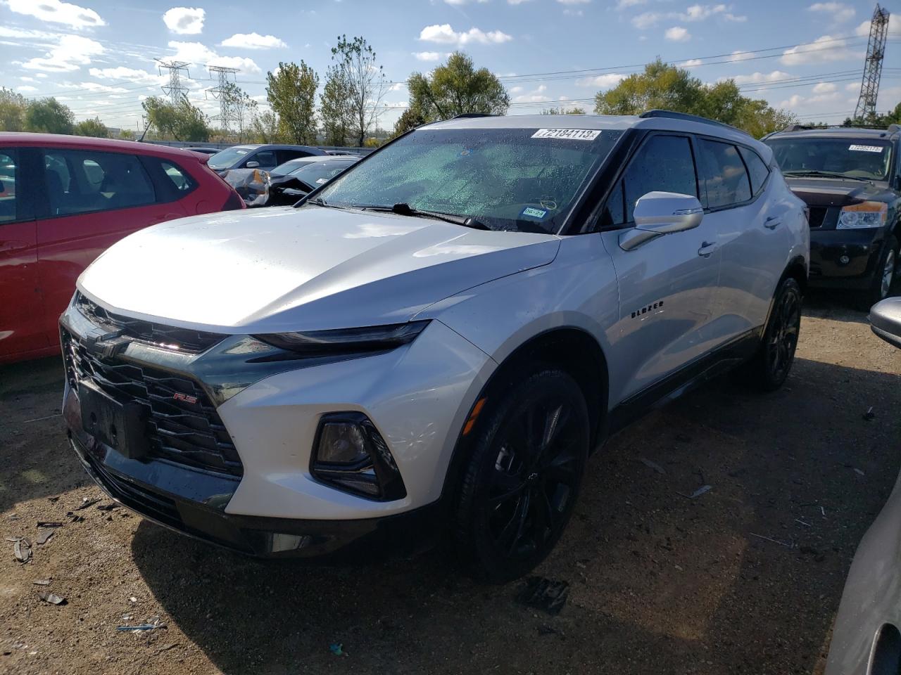 Image 1 of 2021 CHEVROLET BLAZER RS 2021 with VIN 3GNKBERS4MS572456