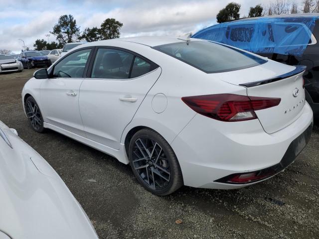 Image 2 of 2019 HYUNDAI ELANTRA SPORT 2019 with VIN KMHD04LB9KU833146