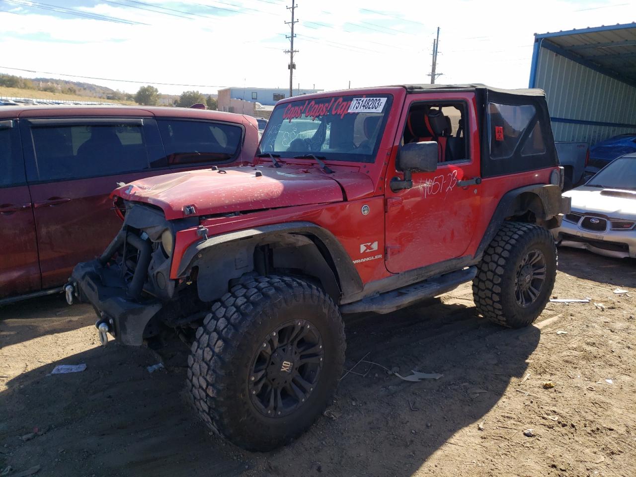 Image 1 of 2008 JEEP WRANGLER X 2008 with VIN 1J4FA241X8L645359