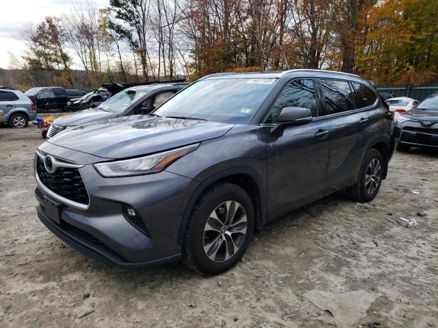 Image 1 of 2020 TOYOTA HIGHLANDER XLE 2020 with VIN 5TDGZRBH6LS019682
