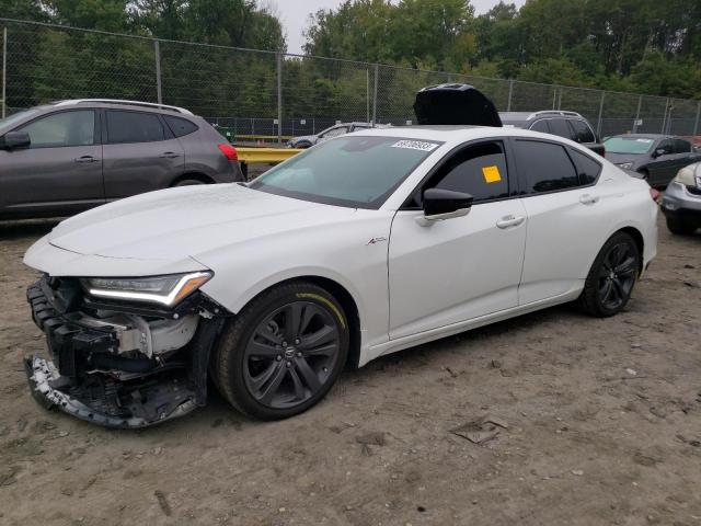 Image 1 of 2022 ACURA TLX TECH A 2022 with VIN 19UUB6F56NA002341