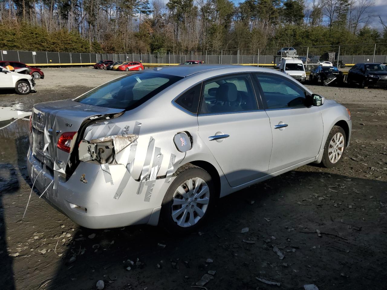 Image 3 of 2014 NISSAN SENTRA S 2014 with VIN 3N1AB7AP7EL661301