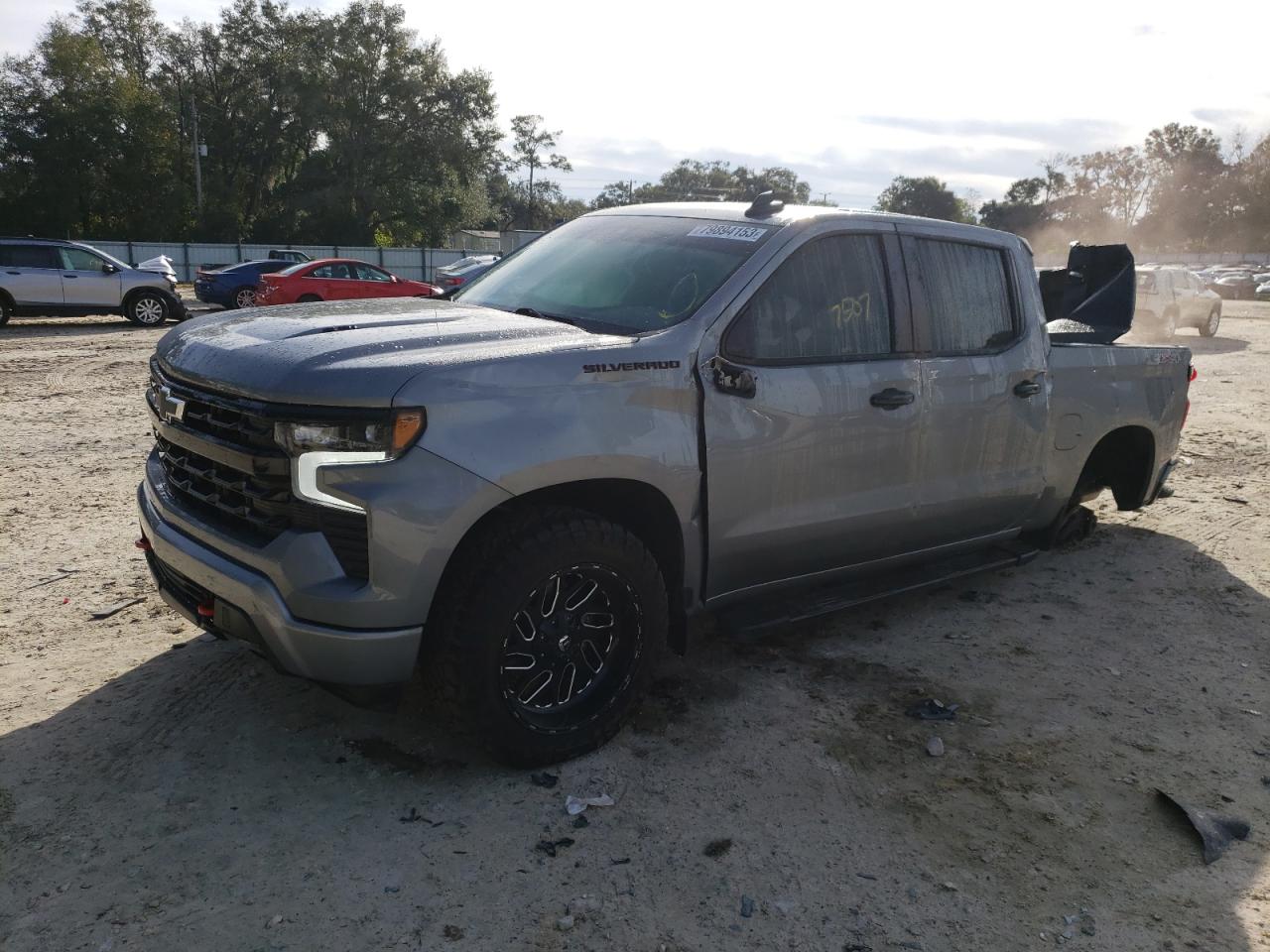 Image 1 of 2023 CHEVROLET SILVERADO K1500 RST 2023 with VIN 1GCUDEEL7PZ153843