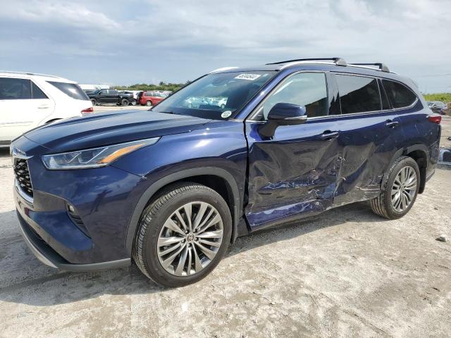 Image 1 of 2021 TOYOTA HIGHLANDER PLATINUM 2021 with VIN 5TDFZRBH4MS105604