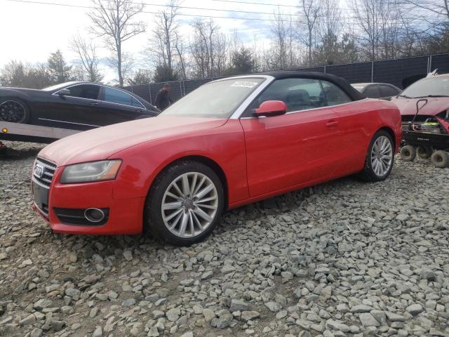 Image 1 of 2012 AUDI A5 PREMIUM PLUS 2012 with VIN WAULFAFH4CN002546