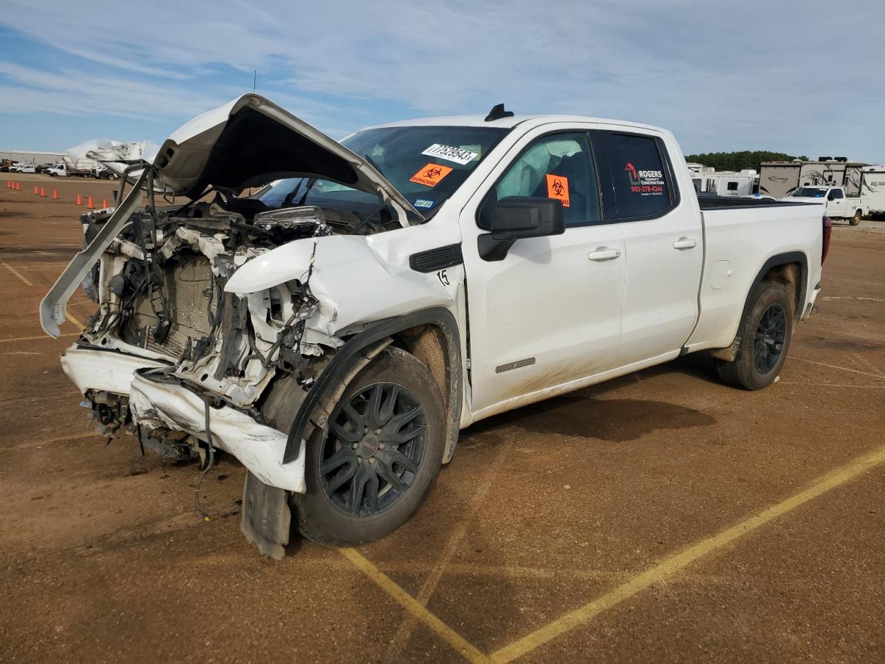 Image 1 of 2021 GMC SIERRA C1500 ELEVATION 2021 with VIN 1GTR8CEK4MZ406649