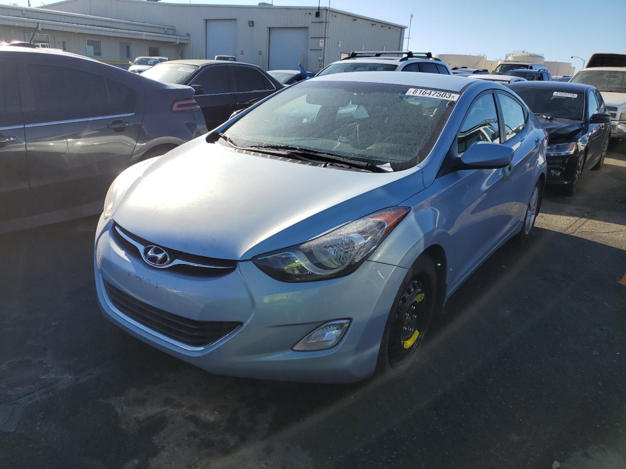 Image 1 of 2013 HYUNDAI ELANTRA GLS 2013 with VIN KMHDH4AE8DU568101