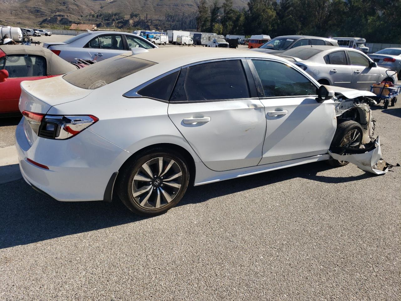 Image 3 of 2022 HONDA CIVIC EX 2022 with VIN 2HGFE1F7XNH320405