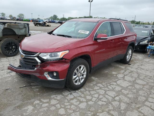 Image 1 of 2021 CHEVROLET TRAVERSE LT 2021 with VIN 1GNERGKW2MJ164282