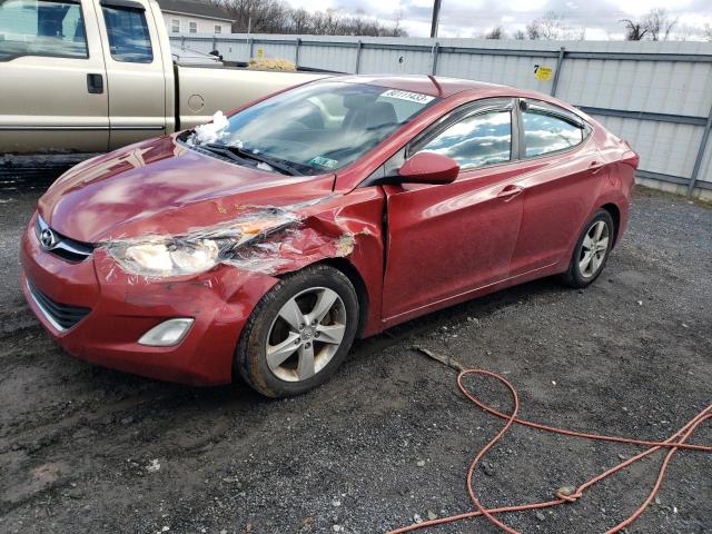 Image 1 of 2012 HYUNDAI ELANTRA GLS 2012 with VIN KMHDH4AE0CU352936