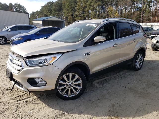 Image 1 of 2017 FORD ESCAPE TITANIUM 2017 with VIN 1FMCU0JD2HUD64875