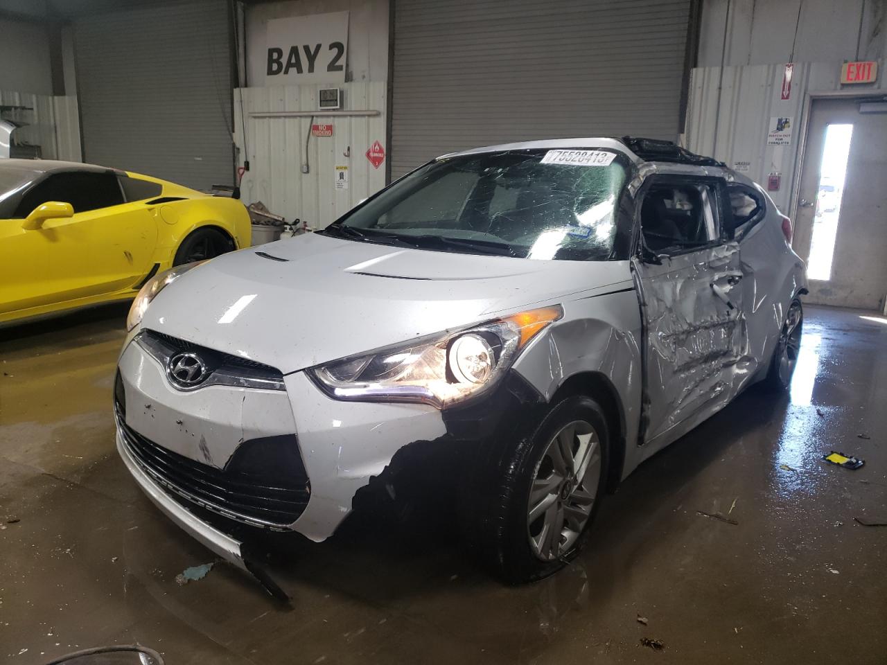 Image 1 of 2012 HYUNDAI VELOSTER  2012 with VIN KMHTC6AD9CU022127