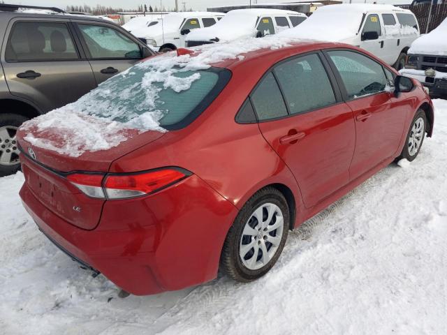 Image 3 of 2021 TOYOTA COROLLA LE 2021 with VIN 5YFEPMAE9MP254157