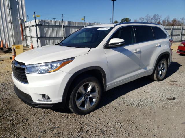 Изображение 1 2016 TOYOTA HIGHLANDER LIMITED 2016 с VIN 5TDYKRFHXGS124234