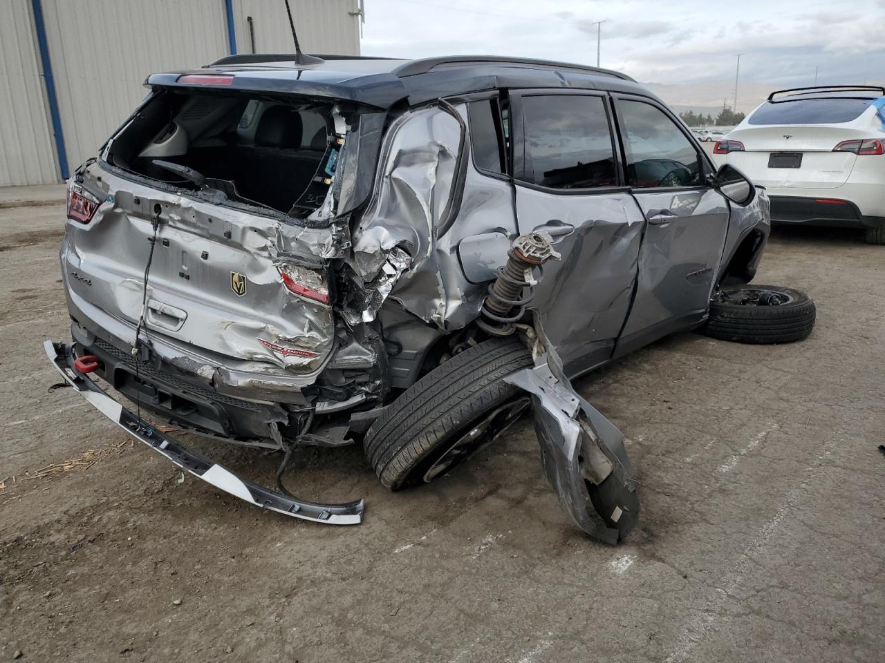 Image 3 of 2018 JEEP COMPASS TRAILHAWK 2018 with VIN 3C4NJDDB7JT206331