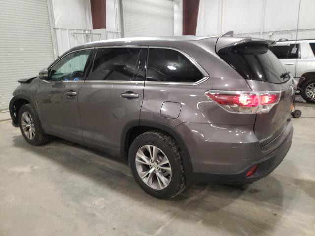 Изображение 2 2015 TOYOTA HIGHLANDER XLE 2015 с VIN 5TDJKRFH9FS117761