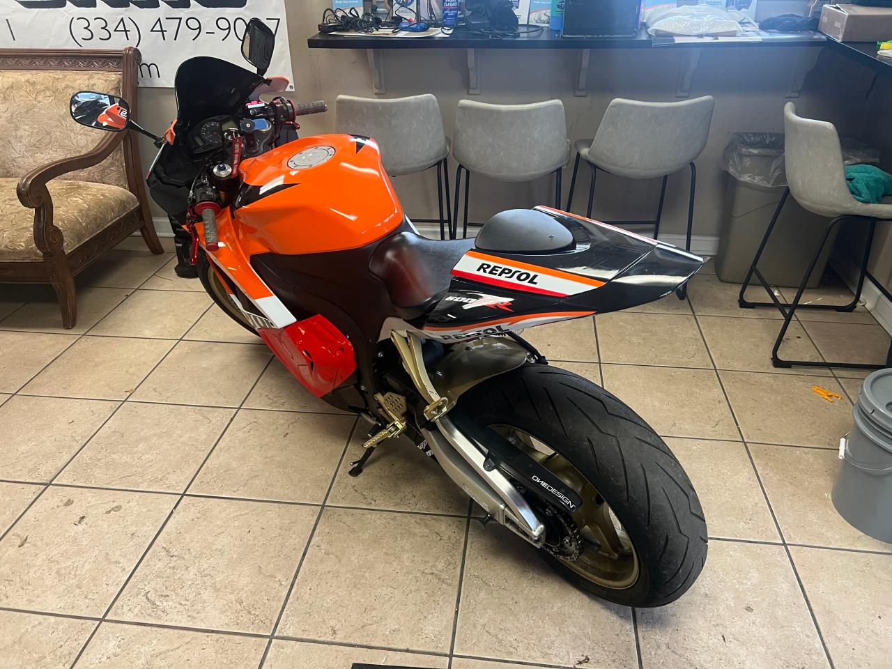 Изображение 3 2012 HONDA CBR600 RR 2012 с VIN JH2PC4015CK500130