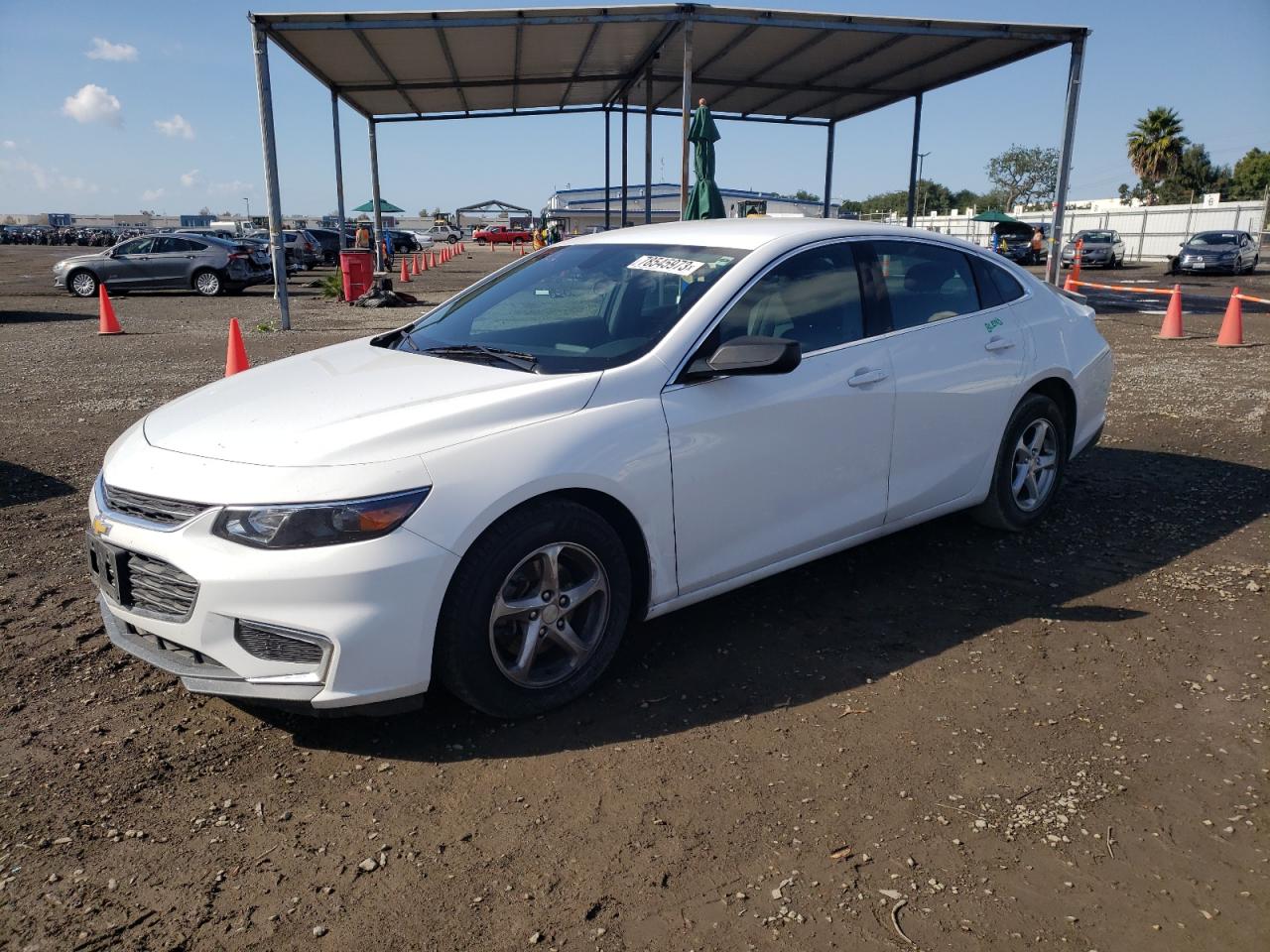 Image 1 of 2018 CHEVROLET MALIBU LS 2018 with VIN 1G1ZB5ST4JF273780