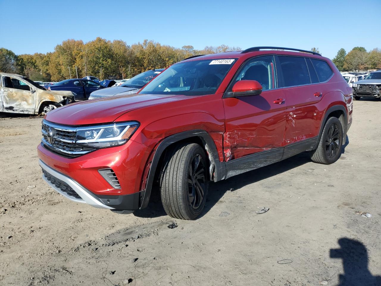 Image 1 of 2023 VOLKSWAGEN ATLAS SE 2023 with VIN 1V2WR2CA1PC530534
