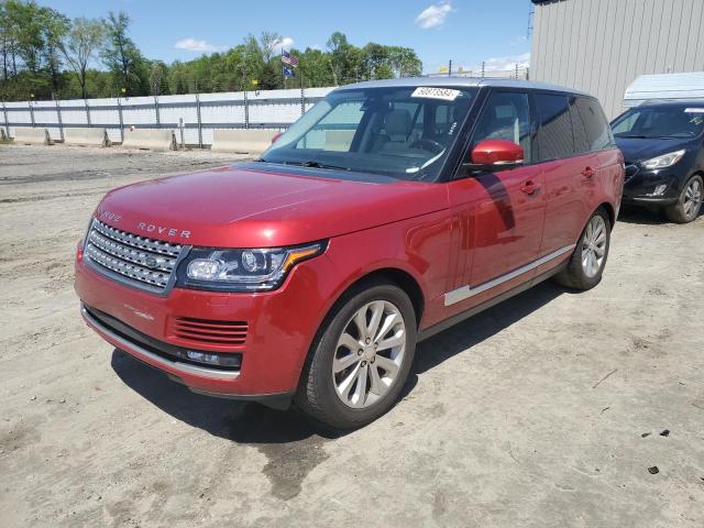 Image 1 of 2014 LAND ROVER RANGE ROVER HSE 2014 with VIN SALGS2WF2EA175747