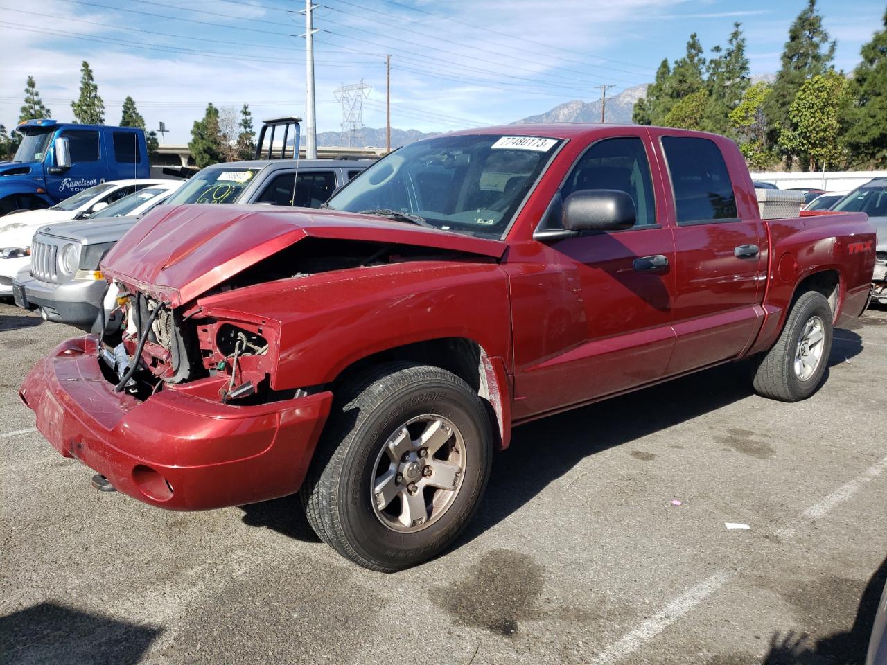 Image 1 of 2006 DODGE DAKOTA QUAD SLT 2006 with VIN 1D7HE48N06S694932