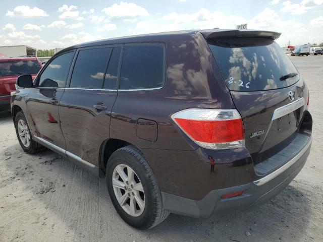 Изображение 2 2012 TOYOTA HIGHLANDER BASE 2012 с VIN 5TDZK3EH7CS055581