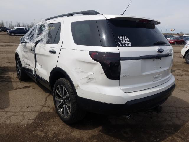 Image 3 of 2015 FORD EXPLORER XLT 2015 with VIN 1FM5K8D86FGA18495